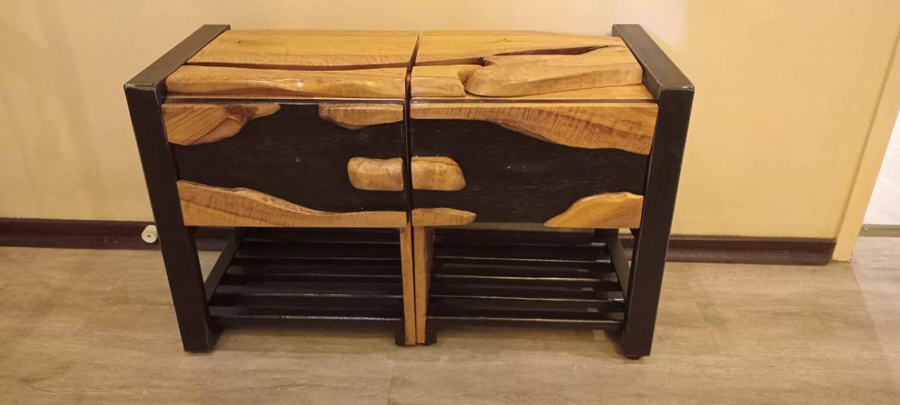 High-quality bedside tables designed to perfectly complement two single headb... — Image 2