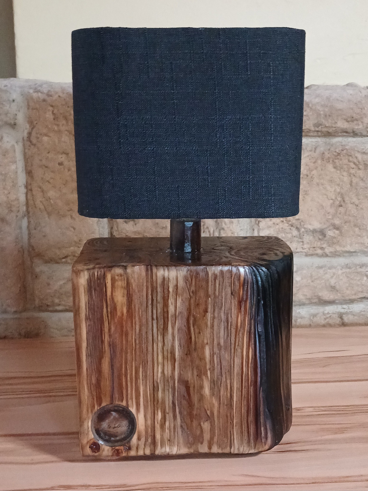 Custom lamp made from left over beams — Image 2
