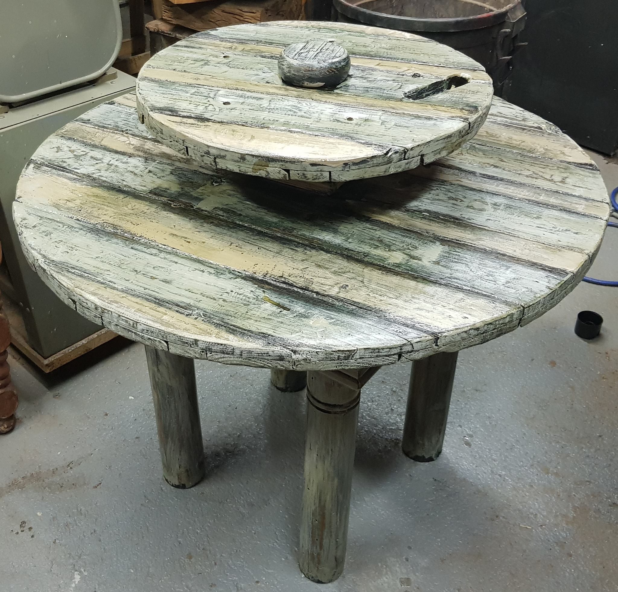 Outdoor table made for a small garden