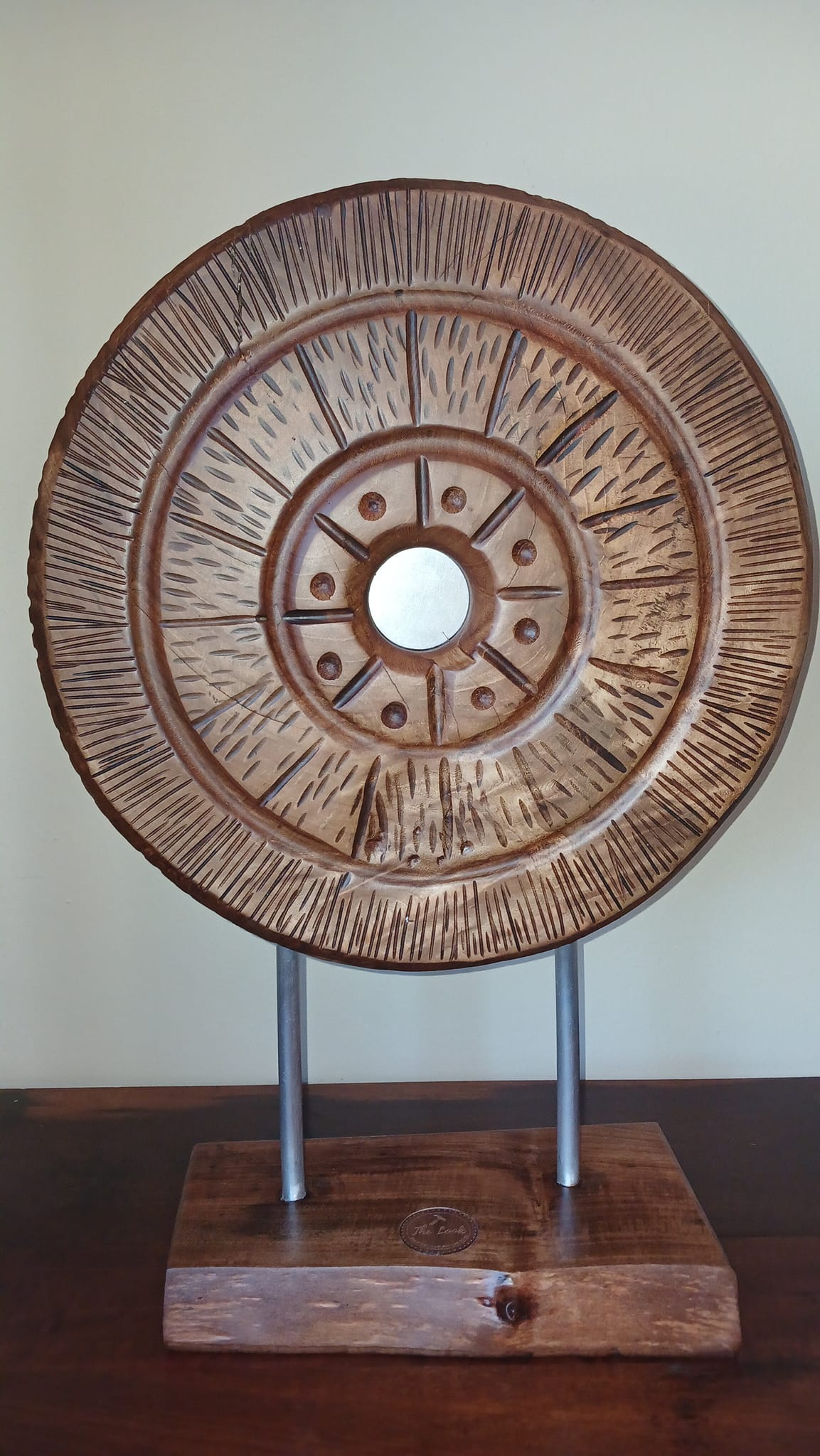 Our newest sculpture made from a beautiful piece of Jacaranda