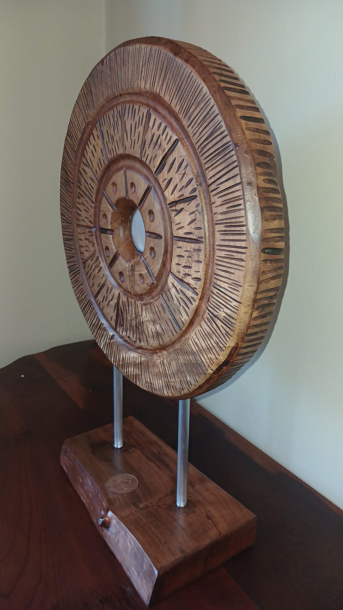 Our newest  sculpture made from a beautiful piece of Jacaranda — Image 3