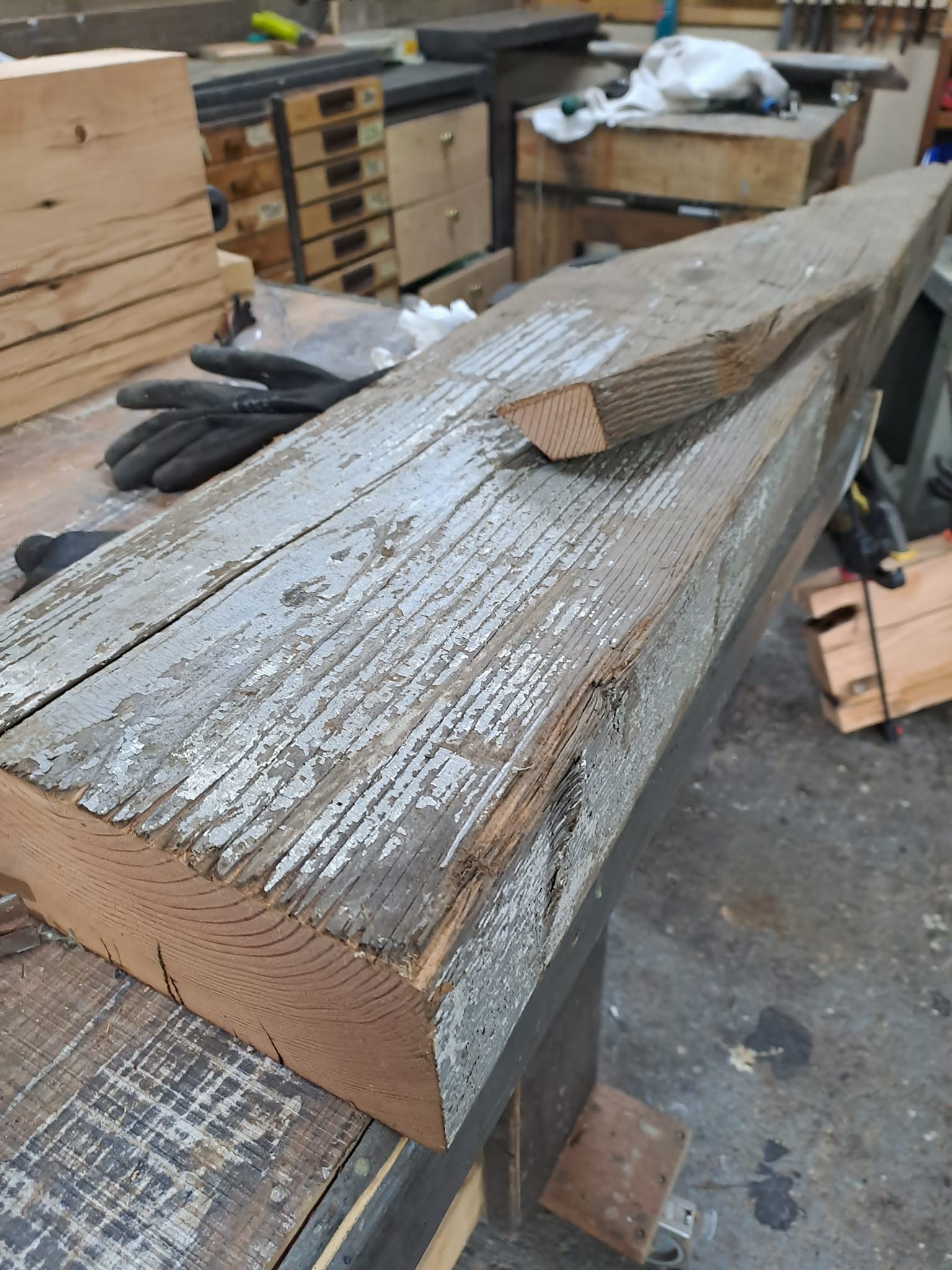 Still amazes me to see the transition from old discarded wood into something ...