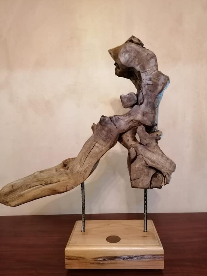 Natural wood art made as a gift