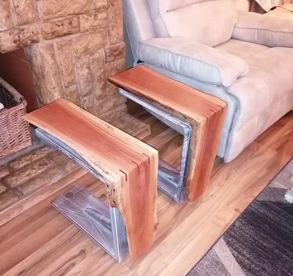 A Pair of Sofa side tables