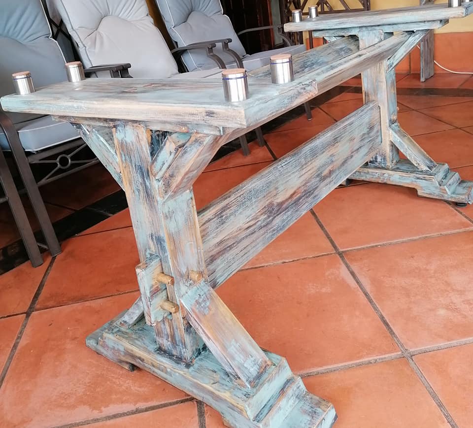 Customer needed a base for beautiful glass table top they had — Image 3