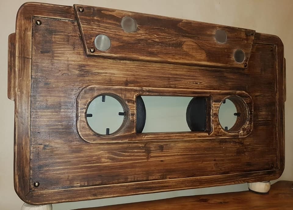 Custom built wall art for one of our clients, Inspired by our cassette coffee... — Image 3