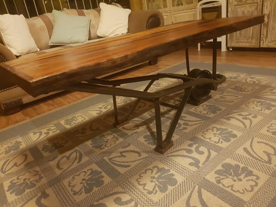 Wheelbarrow coffee table — Image 3